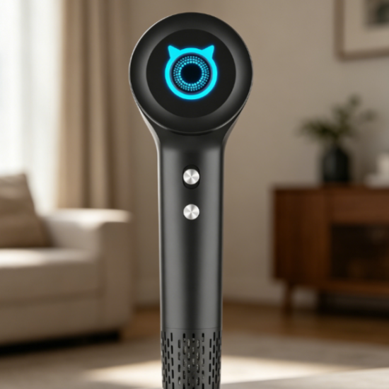 High-speed hair dryer, portable design, concentrator nozzle, multi-styling use