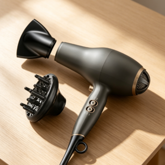Multi-setting hair dryer, multiple attachments, suitable for various styling needs