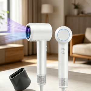 Hair dryer, brushless motor, fast drying, portable and quiet design, suitable for home and travel
