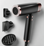 Travel hair dryer, dual voltage design, fast drying, suitable for thick and curly hair, lightweight and low noise